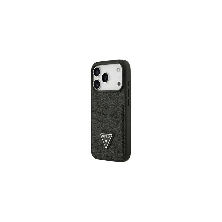 GUESS CARD TRIANGLE IPHONE 17 PRO BLACK