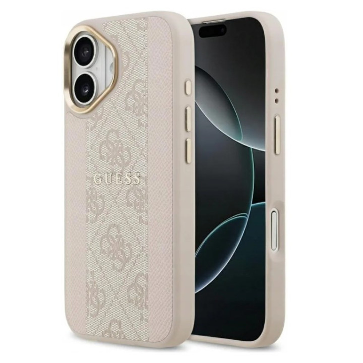 GUESS STRIPE MAGSAFE IPHONE 17 PINK