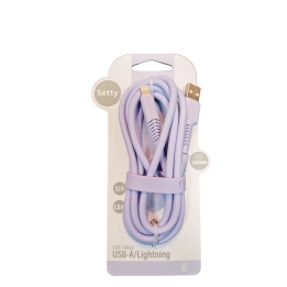 KABEL USB LIGHTNING 1,5M PURPLE