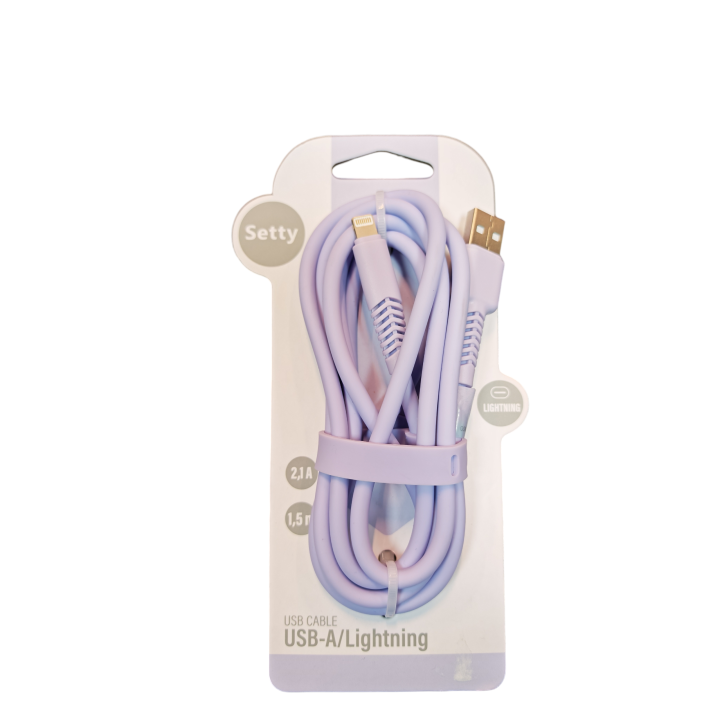 KABEL USB LIGHTNING 1,5M PURPLE