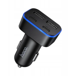 ŁAD SAMOCH HOCO Z63A 2XUSB-A+USB-C+KABEL 42W
