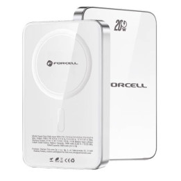 POWER BANK FORCELL 10 000MAH MAGSAFE 15W WHITE