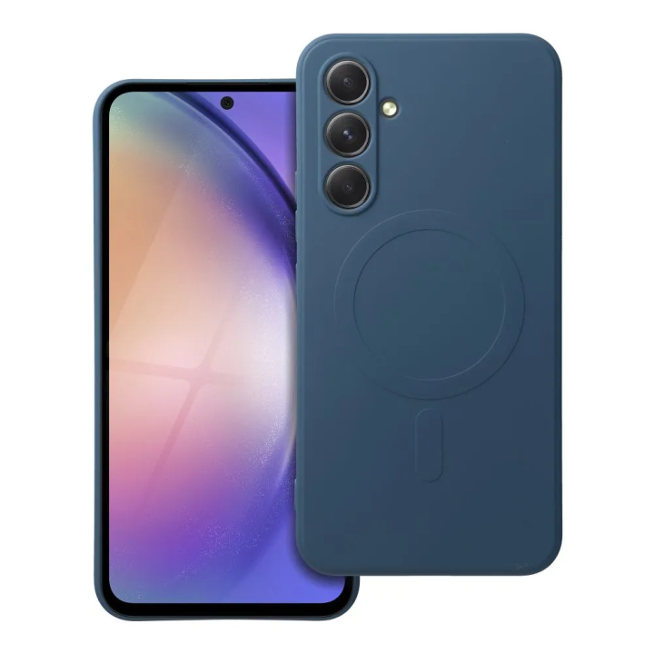 CASE SILICON MAGSAFE SAM GALAXY A54 BLUE