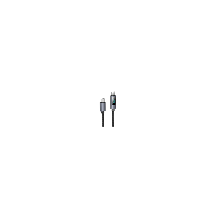 KABEL HOCO USB-C DO USB-C 1,2M 6A LCD BLACK