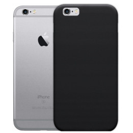 CASE SILICON IPHONE 6 6S BLACK