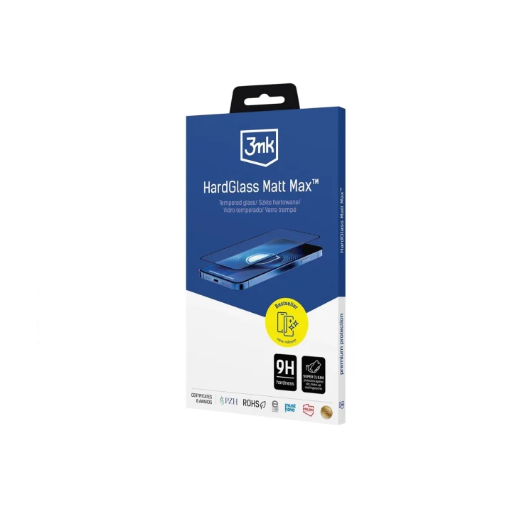 3MK HARD GLASS MAX MATT IPHONE 15 PRO