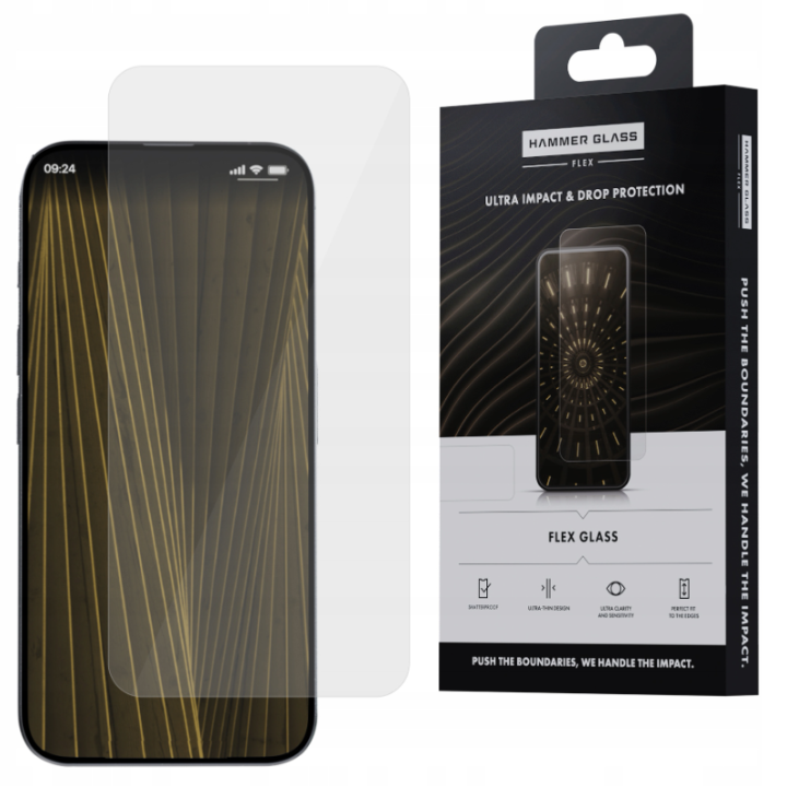 SZKŁO 3D HAMMER FLEX GLASS IPHONE 15 PRO