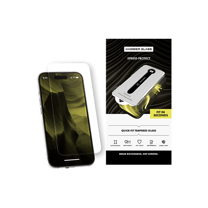 SZKŁO 3D HAMMER XPRESS IPHONE 15 16