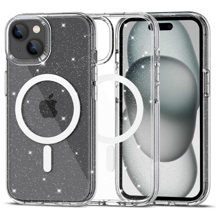 CASE MAGSAFE GLITTER IPHONE 15 PRO CLEAR