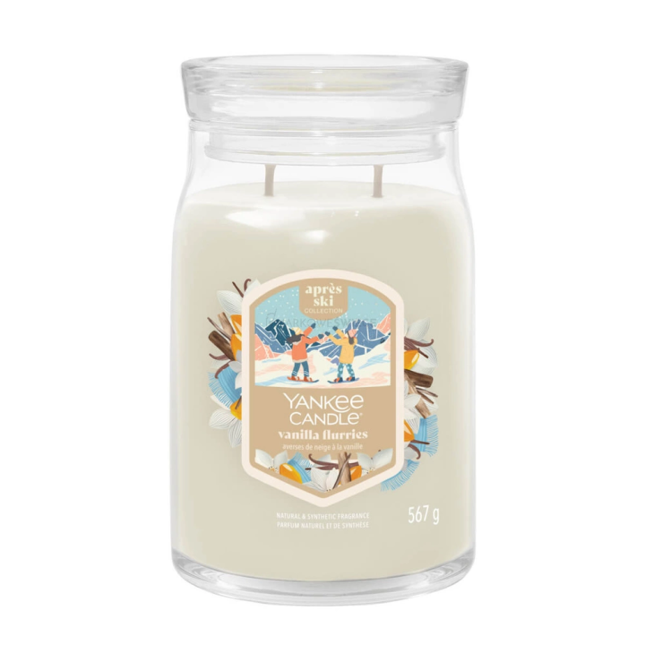 SŁOIK YANKEE CANDLE SIGNA 567G VANILLA FLURRIES
