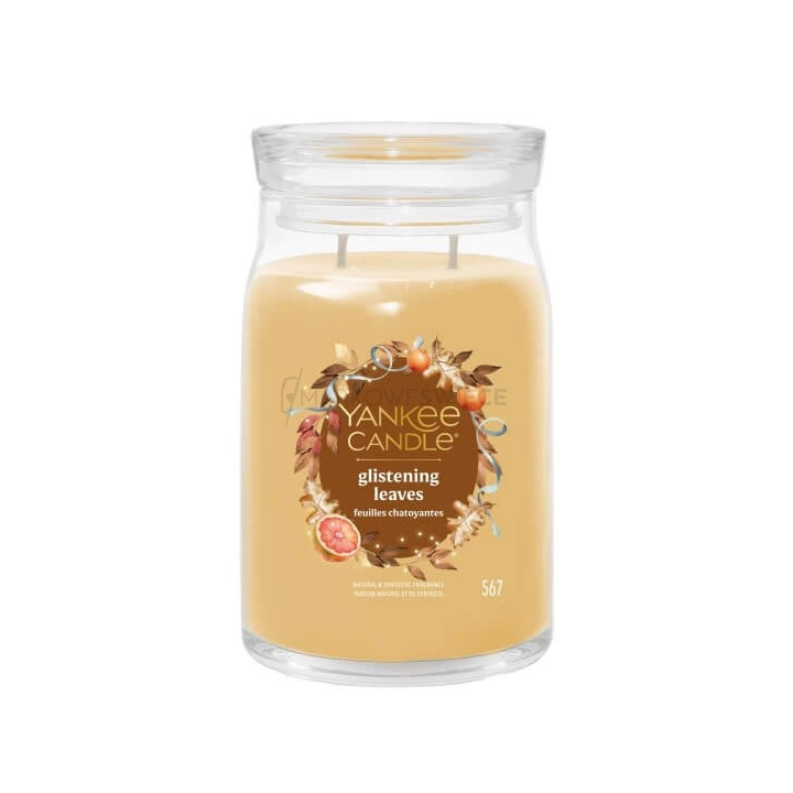SŁOIK YANKEE CANDLE SIGNA 567G GLISTENING LEAVES