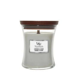 SŁOIK WOODWICK 275G LAVENDER&CEDAR
