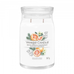 SŁOIK YANKEE CANDLE SIGNA 567G WHITE SPRUCE&GRAPEF
