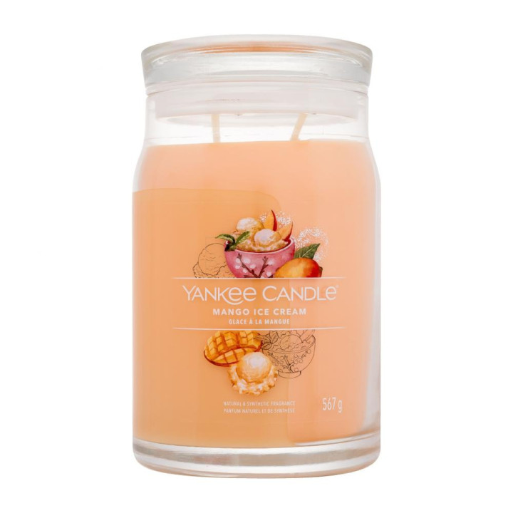 SŁOIK YANKEE CANDLE SIGNA 567G MANGO ICEA CREAM