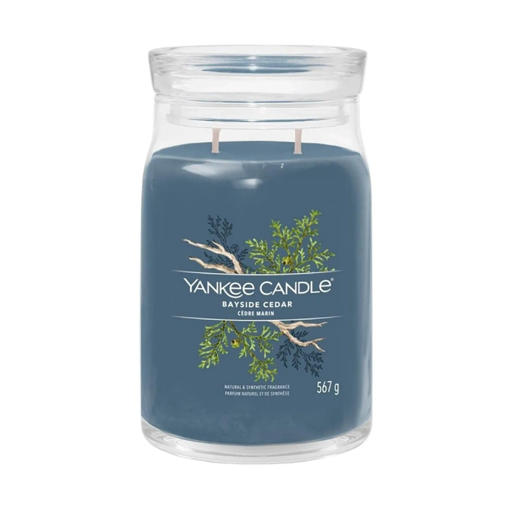SŁOIK YANKEE CANDLE SIGNA BAYSIDE CEDAR 567G