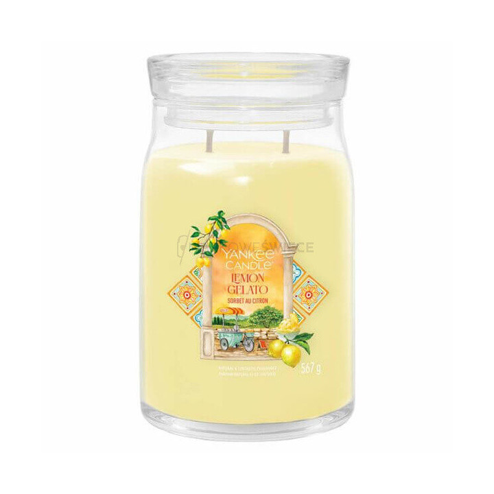 SŁOIK YANKEE CANDLE SIGNA 567G LEMON GELATO