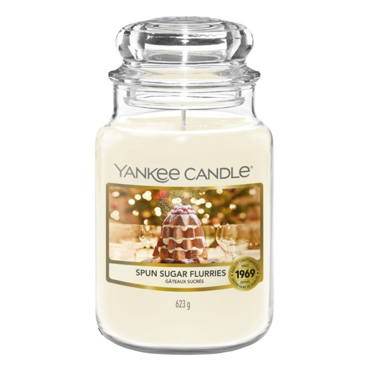 SŁOIK YANKEE CANDLE 623G SPUN SUGAR FLURRIES
