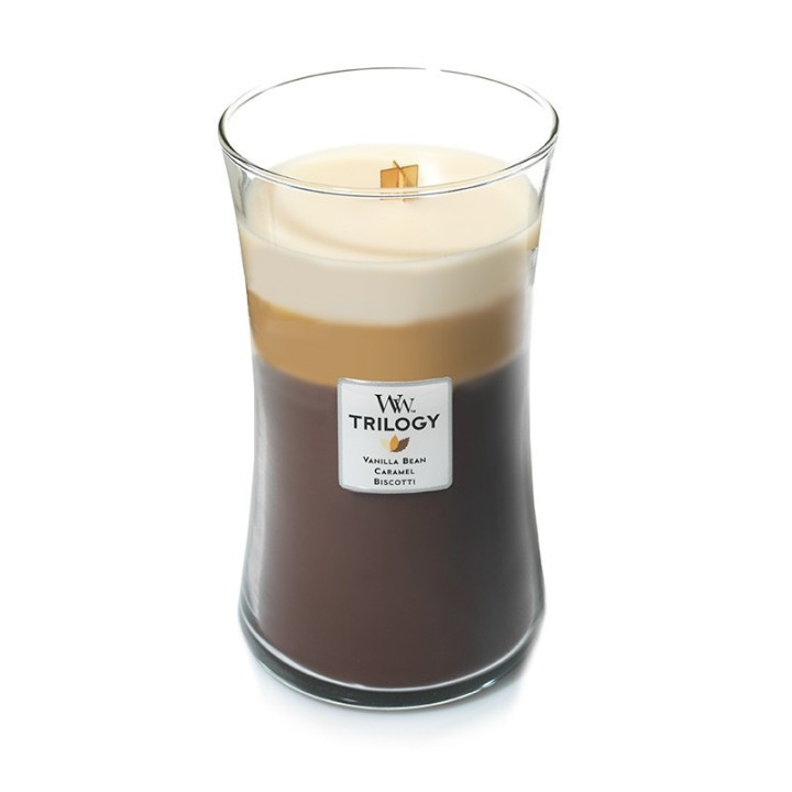 SŁOIK WOODWICK 609,5G TRILOGY CAFE SWEETS