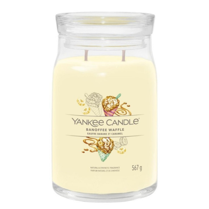 SŁOIK YANKEE CANDLE SIGNA 567G BANOFFEE WAFFLE