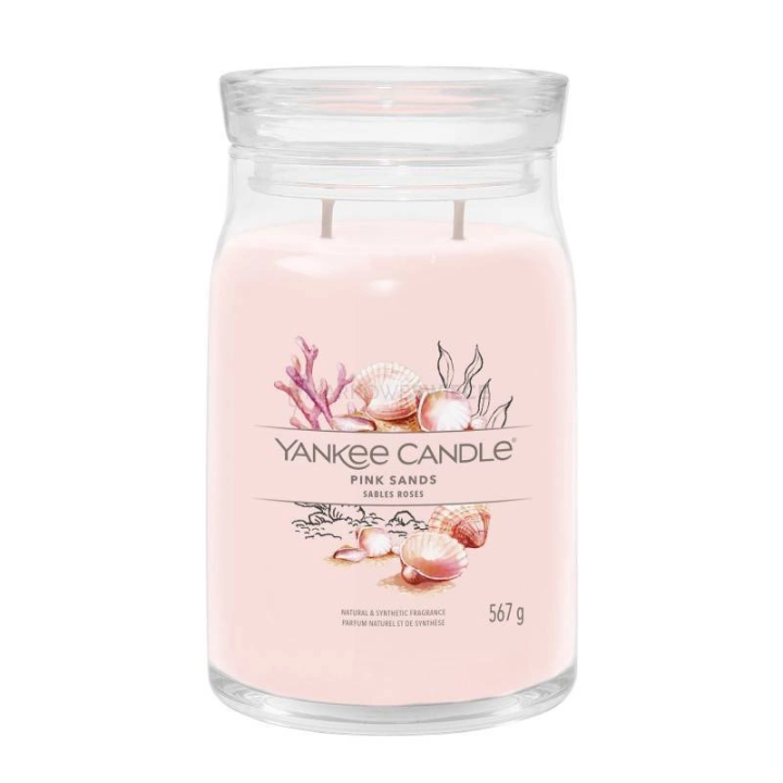 SŁOIK YANKEE CANDLE SIGNA 567G PINK SANDS