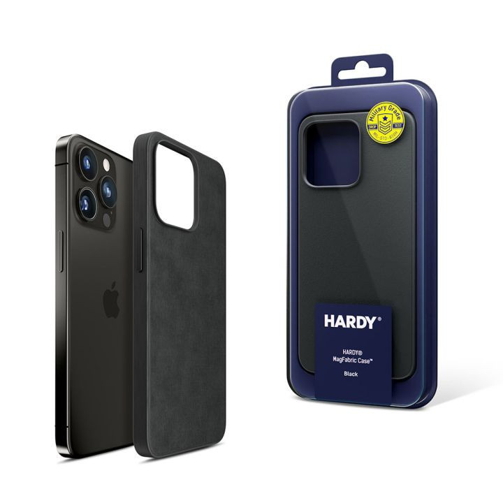 3MK CASE HARDY MAGFABRIC IPHONE 15 PRO MAX BLACK