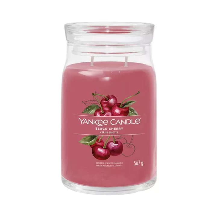 SŁOIK YANKEE CANDLE SIGNA 567G BLACK CHERRY
