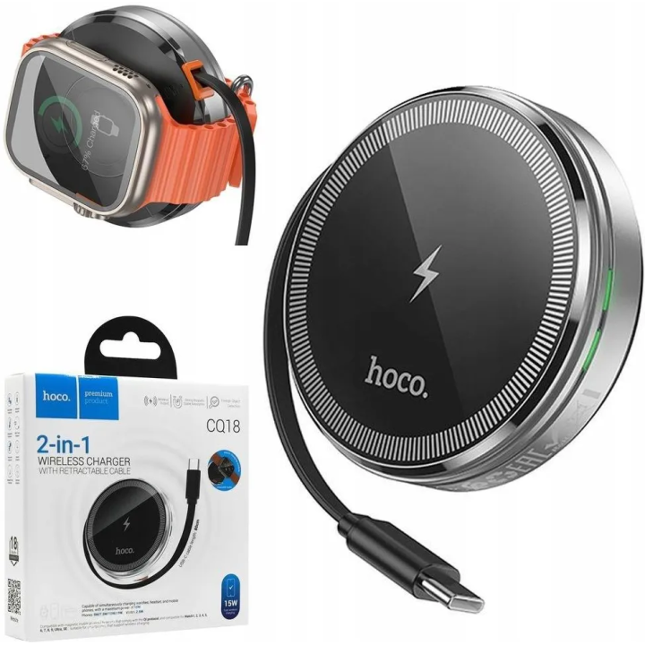 ŁAD INDUKCYJNA HOCO WATCH USB-C BLACK