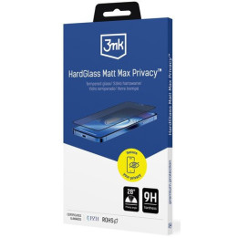 3MK HARD GLASS MATT PRIVACY IPHONE 15 PRO MAX