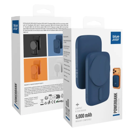 POWER BANK BLUE STAR MAGSAFE 15W 5000MAH BLUE