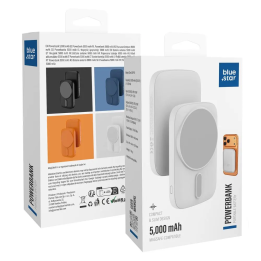 POWER BANK BLUE STAR MAGSAFE 15W 5000MAH WHITE
