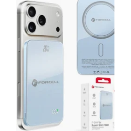 POWER BANK FORCELL MAGSAFE 15W 5000MAH BLUE