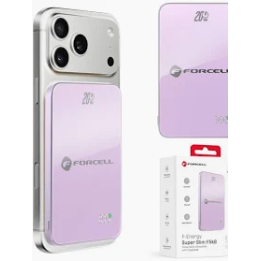 POWER BANK FORCELL MAGSAFE 15W 5000MAH PURPLE