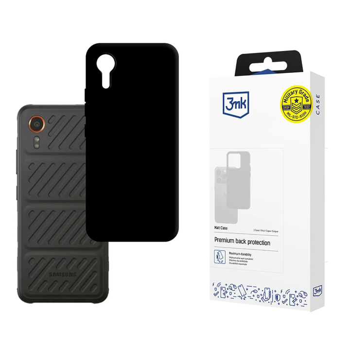 3MK MATT CASE SAM GALAXY XCOVER 7 BLACK