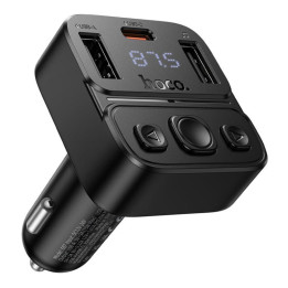 TRANSMITER HOCO E87 USB-A+USB-C 35W BLACK