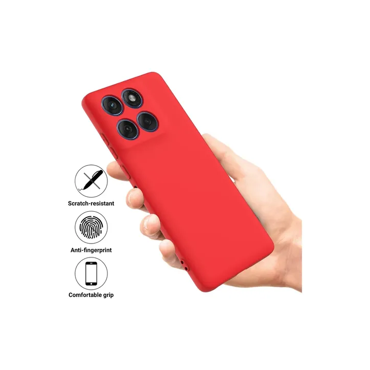 CASE SILICON MOTO SIGNATURE RED