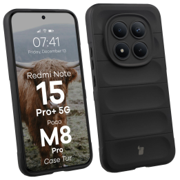 CASE BIZON TUR XIAOMI NOTE 15 PRO PLUS 5G BLACK