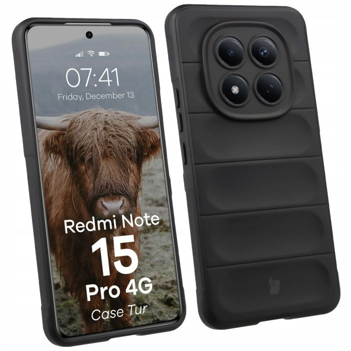 CASE BIZON TUR XIAOMI NOTE 15 PRO 4G BLACK
